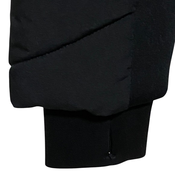 Michael Kors Women's Black Chevron Quilted Puffer Jacket Gold Hardware Small - Picture 10 of 10